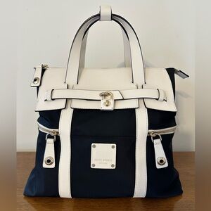 Henri Bendel Jetsetter Backpack - Black and White